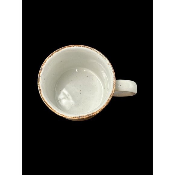 Set 2 Vintage Stonehenge Midwinter Sun Coffee Mug Cup MCM Yellow Brown Speckle - Picture 5 of 9